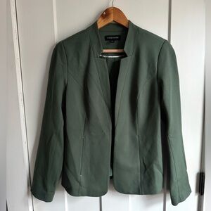 41 Hawthorn Green Open Front Blazer Size Small Stretch Career Jacket